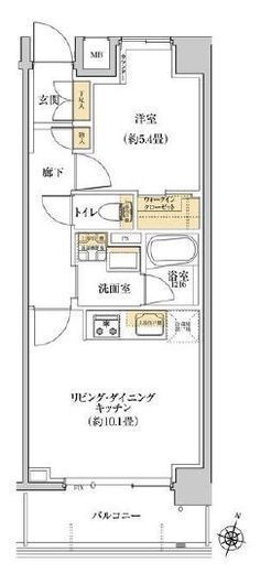 KNOCKS弥生台桜テラス (ノックス弥生台桜テラス) 506 間取り図