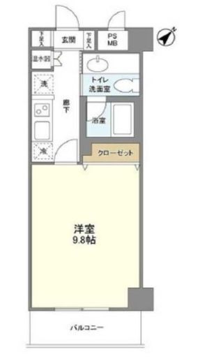 アンビエンテ横浜鴨居 207 間取り図