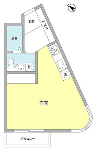 キルト祐天寺 301 間取り図
