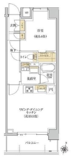 KNOCKS弥生台桜テラス (ノックス弥生台桜テラス) 308 間取り図