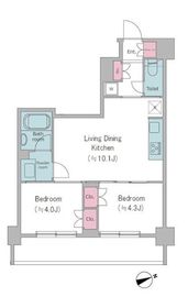 ドゥーエ西馬込Ⅱ 314 間取り図