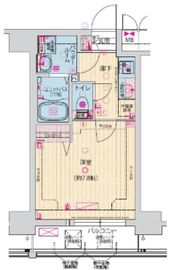 プレサンス新宿中落合メーディオ 2階 間取り図