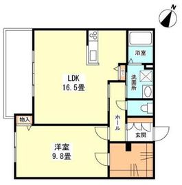 ヘリテイジ八雲 301 間取り図