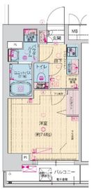 プレサンス新宿中落合メーディオ 8階 間取り図
