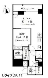 スパシエ大森 9階 間取り図