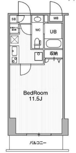 アーバンフラッツ池袋プレミアム 303 間取り図
