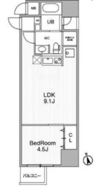 アーバンフラッツ池袋プレミアム 402 間取り図