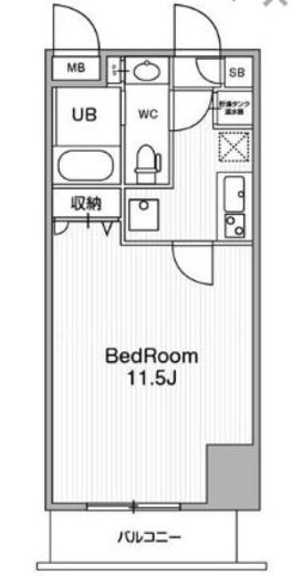 アーバンフラッツ池袋プレミアム 405 間取り図
