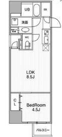 アーバンフラッツ池袋プレミアム 406 間取り図
