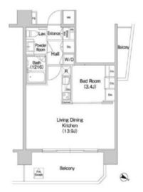 コンフォリア南砂町 2005 間取り図
