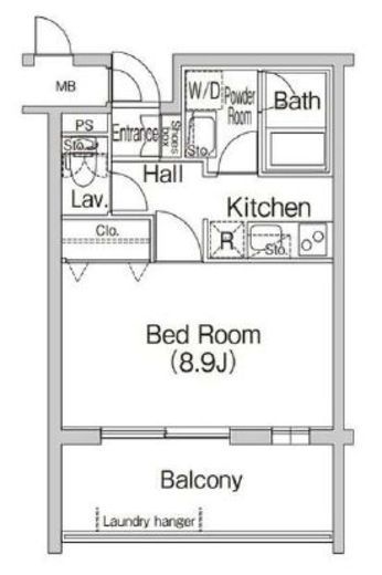 コンフォリア中落合 317 間取り図