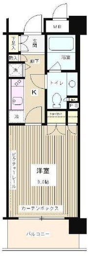 クラッサ元住吉 1階 間取り図