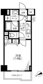 スカイコートグランデ清澄白河 1階 間取り図