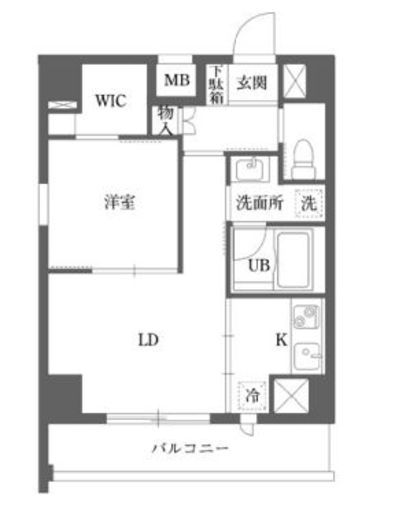 ダイナ大島 4階 間取り図