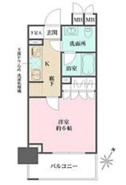 アンディーン月島 9階 間取り図