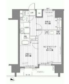 センテニアル王子神谷 6階 間取り図