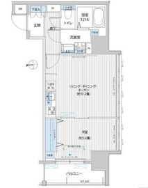レジェンダリーガーデン赤羽ウェストビュー 1004 間取り図