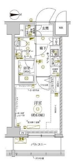 レアライズ新丸子 2階 間取り図