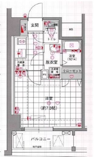 ラグジュアリーアパートメント恵比寿 2階 間取り図