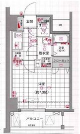 ラグジュアリーアパートメント恵比寿 2階 間取り図
