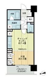 ライオンズマンション渋谷道玄坂 6階 間取り図