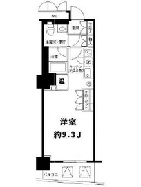 ストーリア品川 306 間取り図