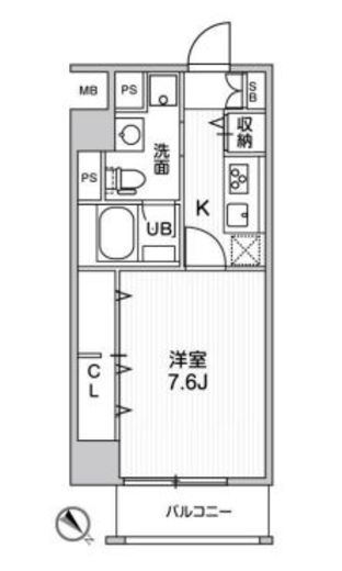 ROOTs Higashi Nagasaki (ルーツ東長崎) 503 間取り図
