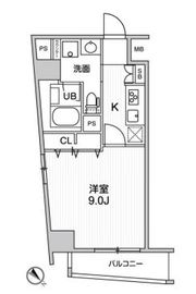 ROOTs Higashi Nagasaki (ルーツ東長崎) 802 間取り図