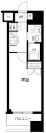 ヴィーダ・スカイコート品川 6階 間取り図