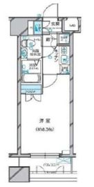 ヴィーダ・スカイコート品川 7階 間取り図