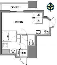 ダイナシティ中野中央 4階 間取り図