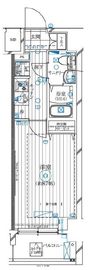 レガリス亀戸 8階 間取り図