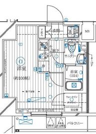 レガリス亀戸 12階 間取り図