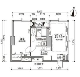 東雲キャナルコートCODAN 11-714 間取り図