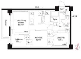 343 RESIDENCE SHINAGAWA (343レジデンス品川) 103 間取り図