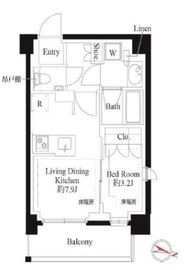 343 RESIDENCE SHINAGAWA (343レジデンス品川) 106 間取り図