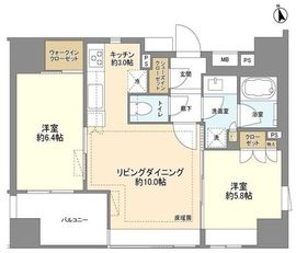 クレヴィア東京八丁堀湊ザ・レジデンス 3階 間取り図