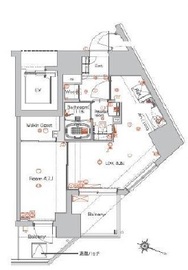 メイクスデザイン西新宿 2階 間取り図