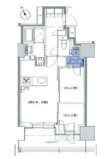 プラウド五反田 5階 間取り図