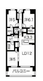 王子飛鳥山ザ・ファーストタワー＆レジデンス 3階 間取り図