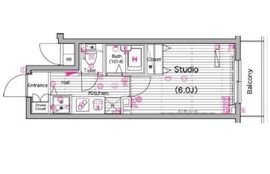 グランド・ガーラ横濱山下町 4階 間取り図