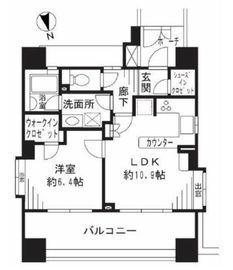ライオンズステーションプラザ溝の口セントラルアベニュー 2階 間取り図
