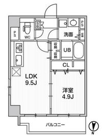 ROOTs Ryogoku (ルーツ両国) 901 間取り図