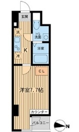 アムス四谷三丁目 402 間取り図