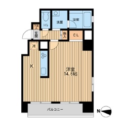 アムス四谷三丁目 605 間取り図