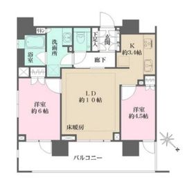 パークハウス小石川 3階 間取り図