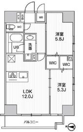 ROOTs Kikukawa (ルーツ菊川) 1102 間取り図
