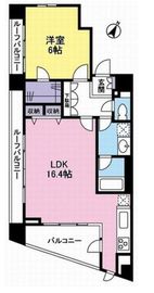 プロスペクト渋谷道玄坂 1401 間取り図