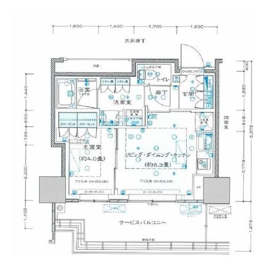 THE YOKOHAMA FRONT TOWER (ザ・ヨコハマフロントタワー) 26階 間取り図