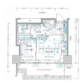 THE YOKOHAMA FRONT TOWER (ザ・ヨコハマフロントタワー) 26階 間取り図